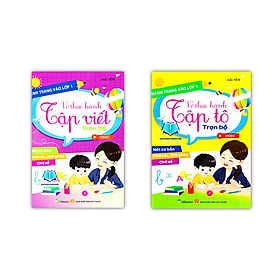 Sách - Combo Hành trang vào lớp 1 - Vở thực hành tập viết + tập tô trọn bộ