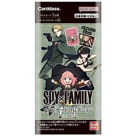 Thẻ Sưu Tập Nhân Vật Spy X Family - Bandai Spy X Family Metal Card Collection Vol.1 SF-MC01 (2 Card Ngẫu Nhiên/Túi)