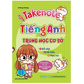 Takenote Tiếng Anh Trung Học Cơ Sở (Gáy lò xo) (MG) - Hồng Anh