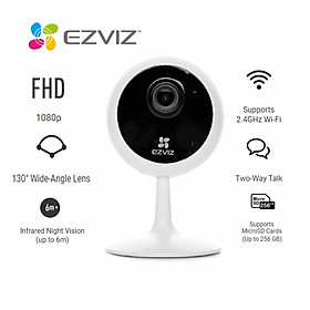 Mua Camera WI-FI EZVIZ C1C-B 1080p  Đàm Thoại 2 Chiều  Công Nghệ Video H.265  Rõ Ràng Mọi Lúc  Báo Động Chủ Động Thông Minh  Cảnh Báo Âm Thanh Thân Thiện Với Người Dùng  Thiết Kế Nhỏ Gọn Và Tinh Tế.--Hàng Chính Hãng