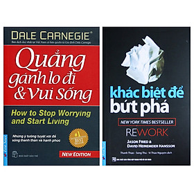 Combo Khác Biệt Để Bứt Phá + Quẳng Gánh Lo Đi Và Vui Sống (2 Cuốn)