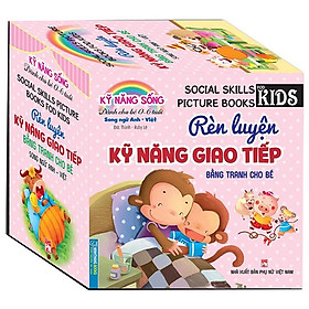 Bộ sách rèn luyện kỹ năng giao tiếp bằng tranh cho bé 0 - 6 tuổi