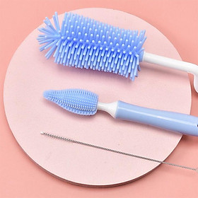 Mua Cọ rửa bình sữa Silicon cao cấp 3 chi tiết