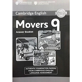 Hình ảnh Cambridge Young Learners English Tests Movers 9 Answer Booklet