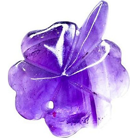 Mặt dây chuyền Cỏ 4 lá Thạch Anh Tím PDFLCAME01 - Vietgemstones