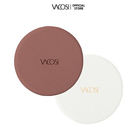 Bông Phấn Ướt Tròn Nhỏ VACOSI Bịch 2 Miếng - BP03 