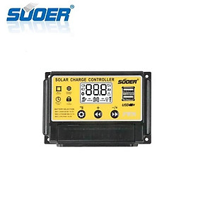 Mua Bộ điều khiển sạc năng lượng mặt trời SUOER 30A 12V 24V  PWM với màn hình LCD