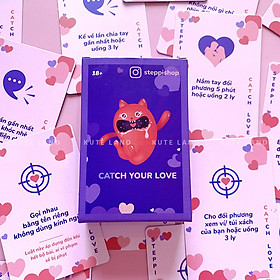 Bộ Bài Catch Your Love Dành Cho Cặp Đôi Hẹn Hò Đi Chơi Drinking Game 60 Lá Giúp Gắn Kết Tình Cảm