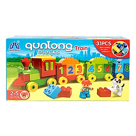 Đồ Chơi : Ghép Hình Đoàn Tàu Chữ Số - 31 Chi Tiết.