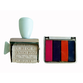 Bộ đóng dấu trang trí (Kèm khay mực 4 màu)