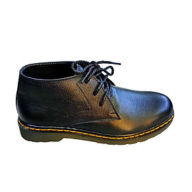 Giày boots nam cổ lửng da bò thật đế đốc tờ cao cấp DT2020a