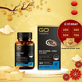 GO OYSTER + ZINC 1-A-DAY 60 VIÊN - Tinh chất hàu nhập khẩu chính hãng GO Healthy New Zealand