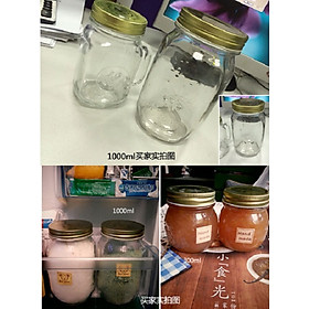 Mua Hũ Gia Vị Mason 300ml   500ml   1000ml Nắp Nhôm ( Frutta Del Pratp ) | Tùy Chọn Dung Tích