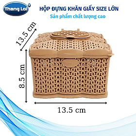 Hộp Đựng Khăn Giấy Vuông Size Trung