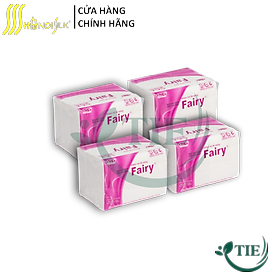 Combo 4 Giấy rút lụa ngắn Fairy 280 tờ x 2 lớp