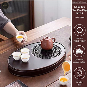 Mua KT 15 Khay Trà Tre Cao Cấp  Bầu Dục Nhỏ