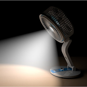 Mua QUẠT TÍCH ĐIỆN LR CÓ ĐÈN LED SẠC PIN CAO CẤP