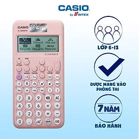 Hình ảnh sách Máy Tính Casio FX 880 BTG - Màu Hồng