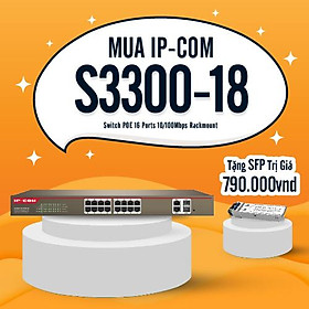 Mua Switch POE 16 Ports 10/100Mbps Rackmount IP-COM S3300-18-PWR-M - Hàng Chính Hãng