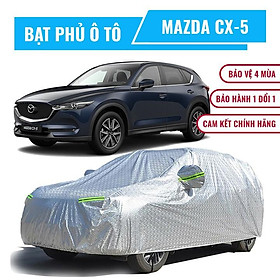 Bạt che phủ xe ô tô 5 chỗ Mazda CX-5, Bạc trùm xe hơi 5 chỗ cao cấp chất liệu vải PEVA chống nắng mưa