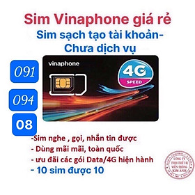 {Bao chặn} Sim Vinaphone dùng mãi mãi, nghe gọi giá rẻ, làm công việc, nhắn tin, nhận mã otp, Hàng chính hãng