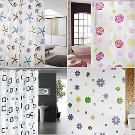 Mua -- Màn Che Phòng Tắm Chống Thấm 180x180cm Nhiều Hình-MẪU NGẪU NHIÊN