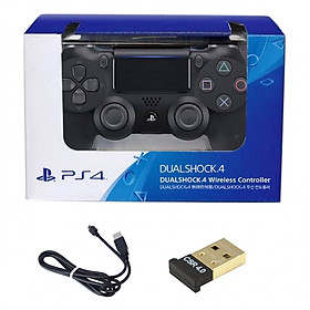 Tay Cầm  Sony Dualshock 4 CUH ZCT2 chính hãng  tặng kèm dây sạc và usb bluetooth 