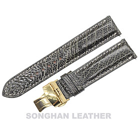 DÂY DA ĐÀ ĐIỂU THẬT HÀNG CHÍNH HÃNG SONGHAN LEATHER, DÂY ĐỒNG HỒ DA KHÓA BƯỚM  CAO CẤP HỢP THỜI TRANG, PHÙ HỢP VỚI CÁC DÒNG ĐỒNG HỒ CÓ SIZE  24mm 22mm 21mm 20mm 19mm 18mm 16mm, SẢN PHẨM KÈM PHỤ KIỆN BH 6 THÁNG WSOT-02