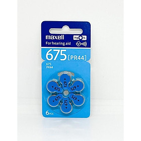 Pin máy trợ thính maxell pr41 / pr44 / pr48 / pr536 1,45v hàng chính hãng