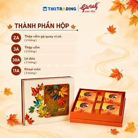 [Hộp 4 Bánh 250gr] Bánh Trung Thu Givral Tâm Giao 3