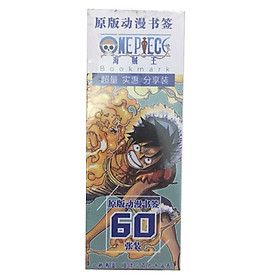 Hộp Bookmark One PIece Đảo Hải Tặc 60 ảnh tặng hình Blue Vcone