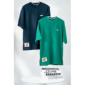 Áo thun Soul xốp unisex nam nữ tay lỡ xẻ tà, Áo waffle form rộng cổ tròn tay lỡ dáng dài