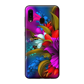 Ốp lưng cho Samsung Galaxy A20 HOA 7 SẮC 1 - Hàng chính hãng