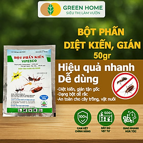 Mua Bột Phấn Kiến Vipesco  GreenHome  Gói 50gr  Hiệu Quả Cao  Dễ Sử Dụng  Diệt Trừ Kiến  Gián