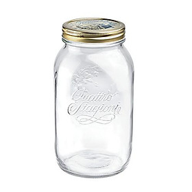 Hũ thủy tinh nắp vặn quattro 1500ml-1000ml-700ml-500ml-250ml-150ml - hàng chính hãng