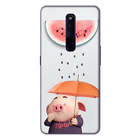 Ốp lưng điện thoại Oppo F11 Pro hình Heo Con Che Nắng - Hàng chính hãng