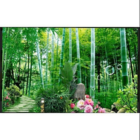 Tranh 3D dán kính 2 mặt 75 x 120cm