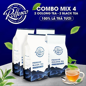 Combo 4 Trà Ô Long Và Trà Đen ROFFESCO PREMIUM OOLONG TEA & PREMIUM BLACK