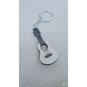 MÓC KHÓA CÂY ĐÀN BẰNG GỔ MINI