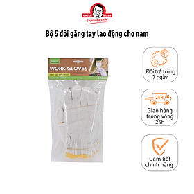 Găng Tay Lao Động Cho Nam OT0040 (5 Cặp)