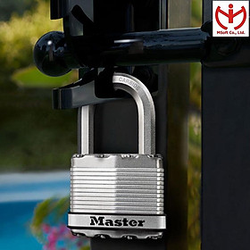 Ổ khóa Master Lock M5 XDLF thân thép lá rộng 50mm càng dài 38mm 2 chìa - MSOFT