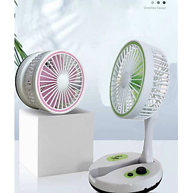 Mua Quạt Tích Điện Mini Gấp Gọn Để Bàn GC-5811 Có Đèn Chiếu Sáng Sử Dụng Liên Tục Đến 4H Đồng Hồ