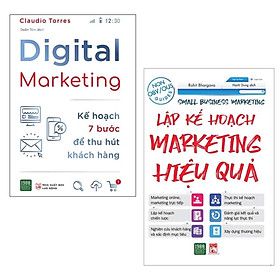 Combo Sách Marketing - Bán Hàng Hiệu Quả: Digital Marketing - Kế Hoạch 7 Bước Để Thu Hút Khách Hàng + Lập Kế Hoạch Marketing Hiệu Quả