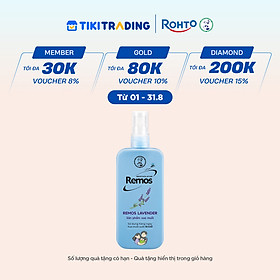 Xịt chống muỗi Rohto Mentholatum Remos Hương Lavender 150ml