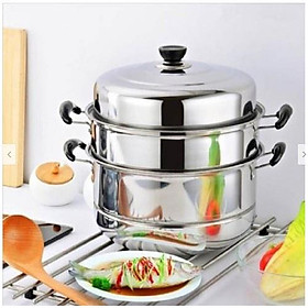 Mua Nồi hấp 3 tầng inox 28cm