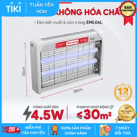 Đèn bắt muỗi Điện Quang ĐQ EML06L