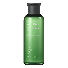 Nước cân bằng chăm sóc làm mịn da từ trà xanh và dầu hạt trà xanh tươi Innisfree Geen Tea Seed Skin 200ml - NEW