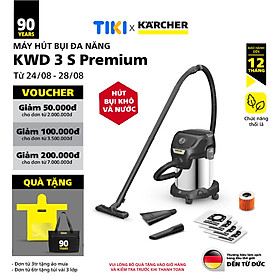 Mua  BẢN KỶ NIỆM GIỚI HẠN  Máy hút bụi đa năng khô và ướt Karcher KWD 3 S Anniversary - Sản xuất châu Âu - Công suất 1000W - Hàng Chính Hãng