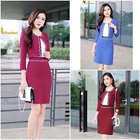 DEAL SỐC Set chân váy A + áo giả vest lửng SV22 cao cấp