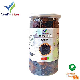 Nho Đen Chile Sấy Khô Viettin Mart 500g